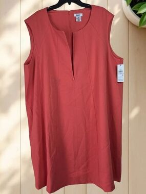 Dkny Coral Sleeveless Split-Neck‎ Tunic